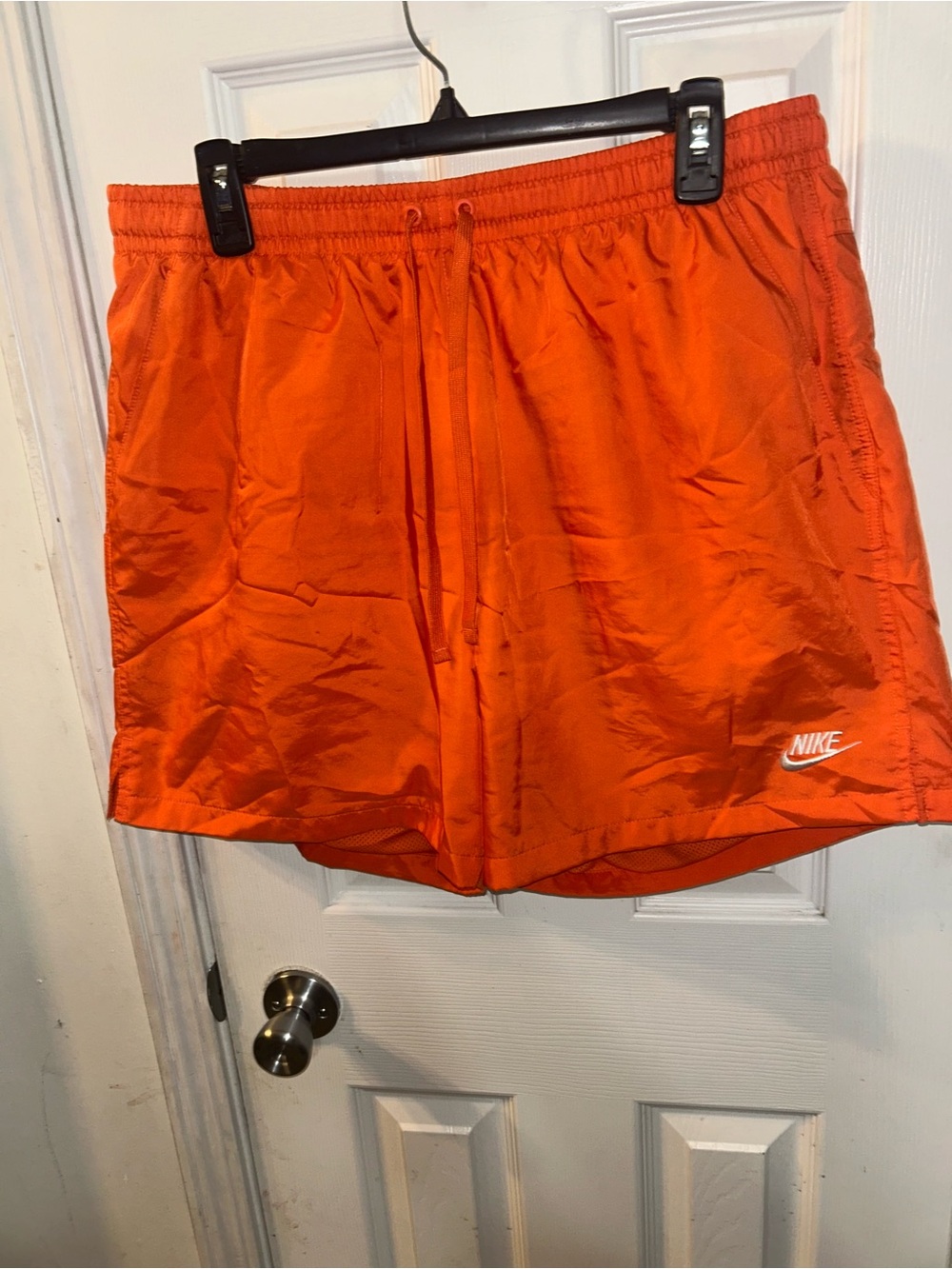 Nike Men’s Bright Orange Athletic Shorts